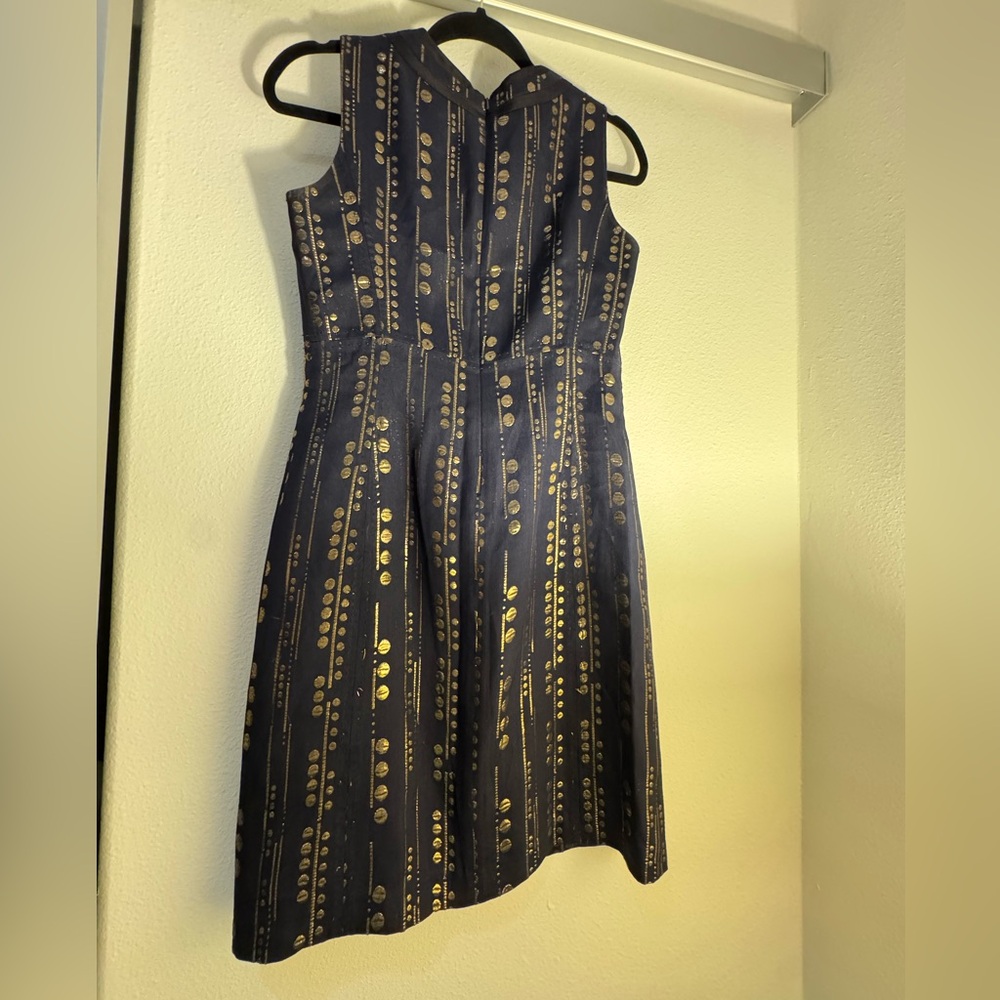 Tory Burch navy and gold dot - Picture 3 of 3